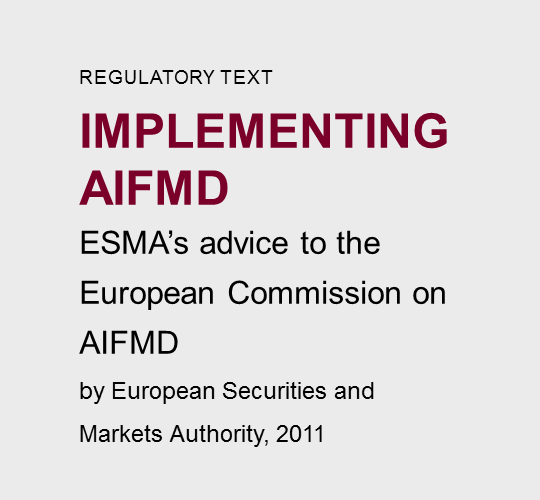 Implementing  AIFMD