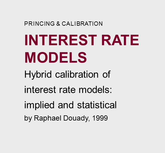 Interest  rate  models