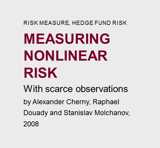 Measuring  nonlinear  risk