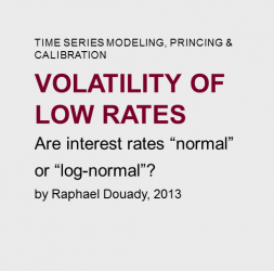 Volatility  of  low  rates